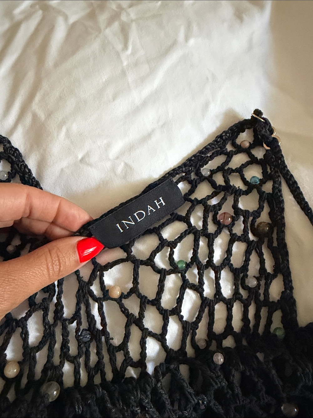 Indah crochet beaded Aries coverup dress ! From revolve - Picture 5 of 5